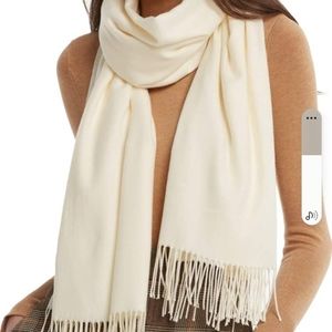 New cream colored cold weather scarf